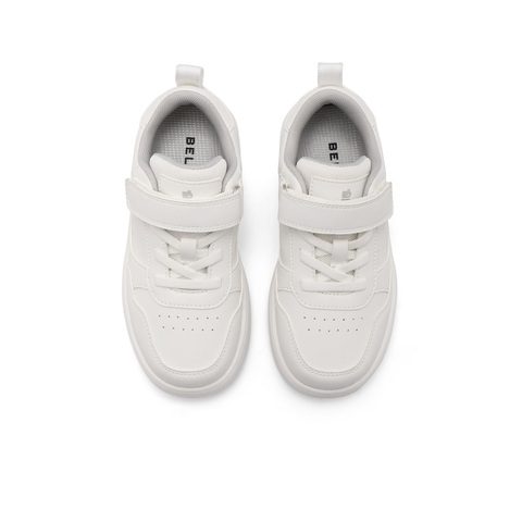 百丽舒适轻便小白鞋童鞋女2024秋季新款时尚舒适休闲鞋T2401C84