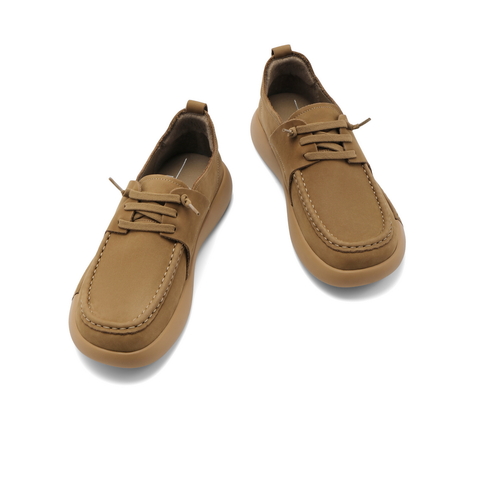 百丽潮搭休闲皮鞋男鞋2024秋新商场同款牛皮革户外工装鞋8LT01CM4