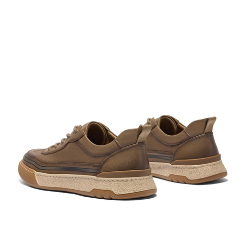 百丽舒适硬朗休闲板鞋男鞋2024秋新商场同款户外工装鞋子D2F01CM4