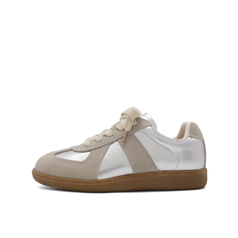 百丽复古阿甘德训鞋童鞋女2024秋季新款商场同款休闲板鞋31010C84