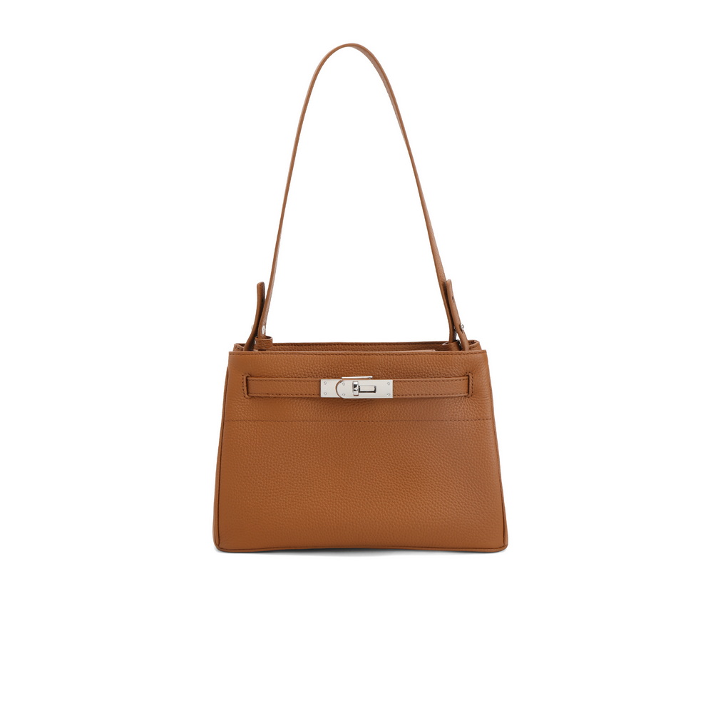 百丽包包女2024新商场同款质感简约通勤单肩斜挎小方包M7877DX4