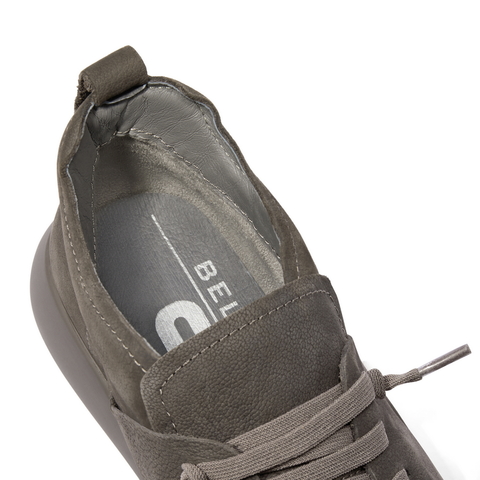 百丽厚底休闲鞋男2024冬商场同款牛皮户外高帮工装鞋加绒8NH01DM4