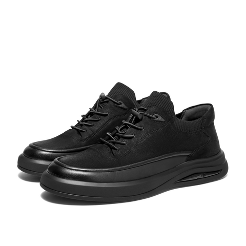 百丽舒适厚底休闲鞋男2024冬新商场同款户外运动板鞋8MV01DM4