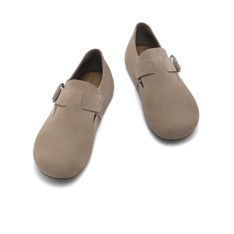 百丽全麦吐司鞋男2024秋新商场同款休闲鞋全包勃肯鞋8NW01CM4