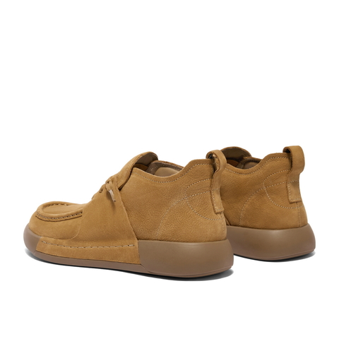 百丽厚底休闲鞋男2024冬商场同款牛皮户外高帮工装鞋加绒8NH01DM4