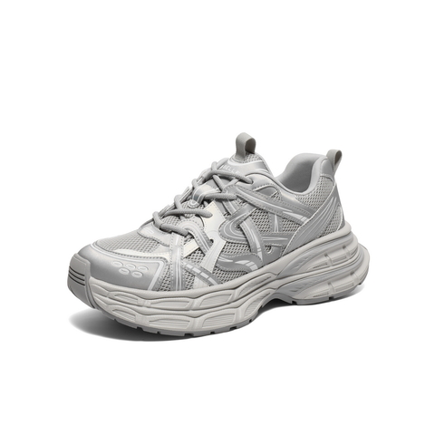 百丽时尚潮搭休闲鞋男2024冬新户外运动风厚底增高老爹鞋A1741DM4