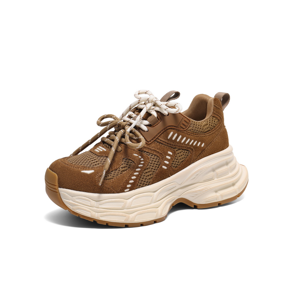 百丽休闲舒适老爹鞋女2024秋新户外运动鞋B2283CM4