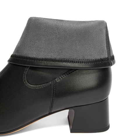 百丽舒适休闲弹力靴女2024冬新时尚厚底靴3LI60DZ4