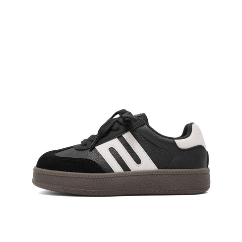 百丽时尚拼色德训鞋女童2024秋新商场同款休闲复古板鞋3791DC84