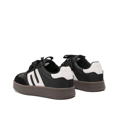 百丽时尚拼色德训鞋女童2024秋新商场同款休闲复古板鞋3791DC84