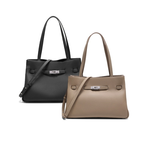 百丽包包女2024冬商场同款质感通勤大容量单肩斜挎托特包M7959DX4