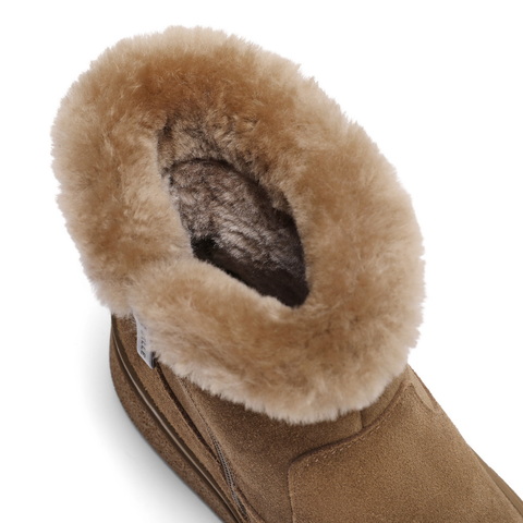 百丽时尚户外雪地靴女2024冬新商场同款保暖加绒短靴C1W1DDD4