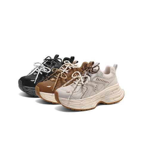 百丽休闲舒适老爹鞋女2024秋新户外运动鞋B2283CM4