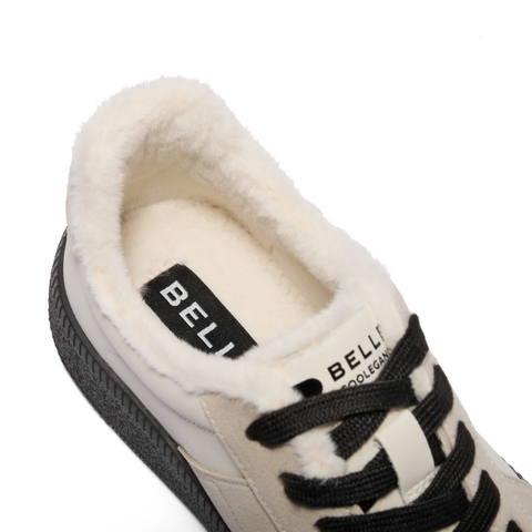 百丽潮搭休闲小白鞋男鞋2024秋新复古运动德训鞋撞色板鞋A1703CM4