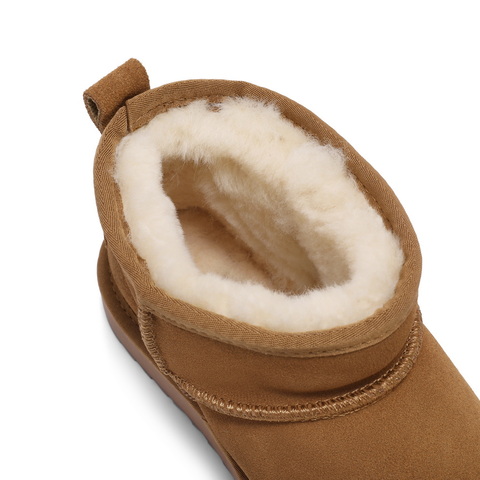 百丽户外徒步雪地靴女2024冬新休闲保暖短靴D1D1DDM4