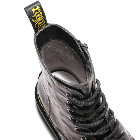 百丽街头复古马丁靴女2024冬新户外徒步短靴B8K1DDZ4