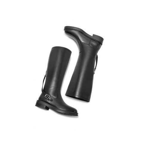 百丽时尚复古骑士靴女2024冬新真皮百搭长靴3ELB8DG4