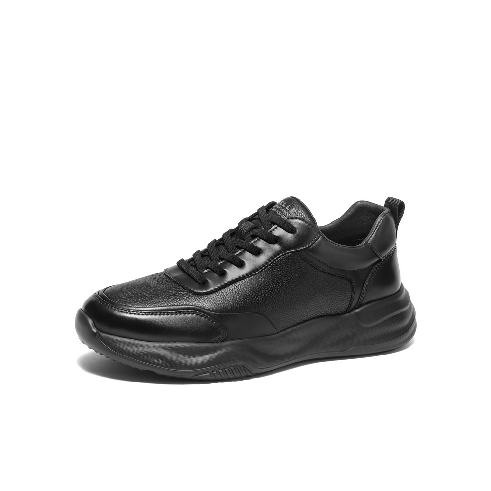 百丽轻盈厚底休闲健步鞋男2024春新舒适爸爸鞋商务运动鞋A1852AM4