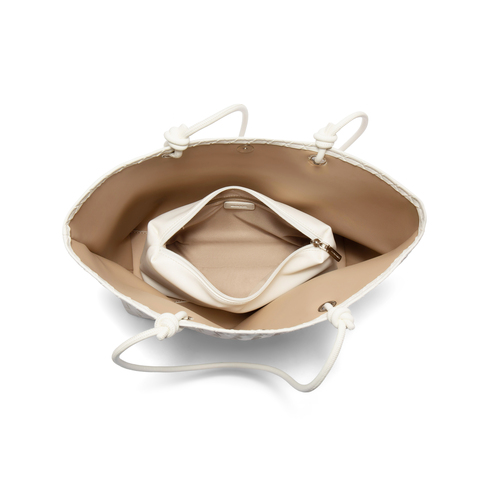 百丽包包女2025夏季新品时尚通勤度假休闲单肩编织托特包BL829BX4