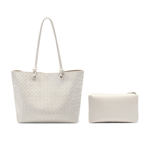 百丽包包女2025夏季新品时尚通勤度假休闲单肩编织托特包BL829BX4