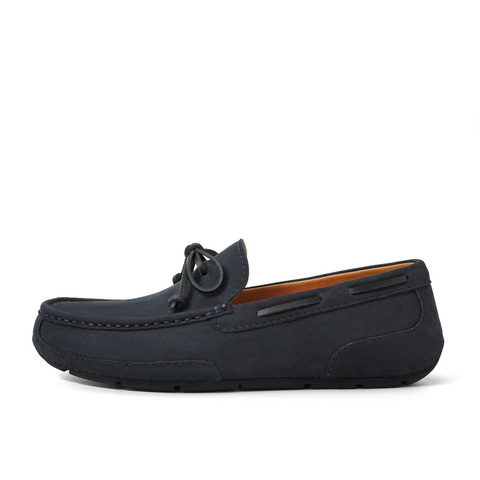 百丽舒适豆豆鞋男2024春新羊皮革通勤单鞋A0930AM4