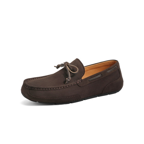 百丽舒适豆豆鞋男2024春新羊皮革通勤单鞋A0930AM4