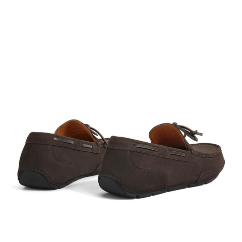 百丽舒适豆豆鞋男2024春新羊皮革通勤单鞋A0930AM4