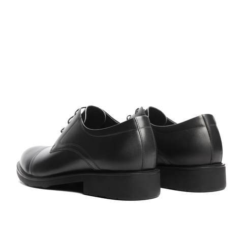 百丽英伦风潮流皮鞋男鞋2024春牛皮革商务正装皮鞋A0591AM4