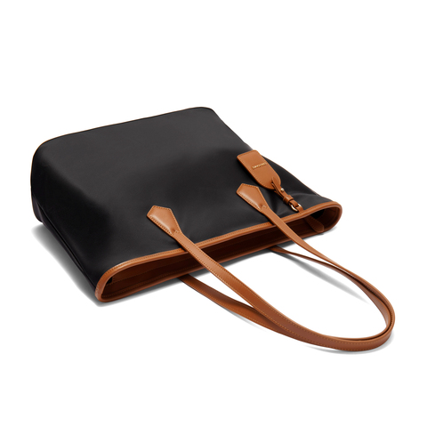 百丽包包女夏季新品简约轻便通勤大容量织物单肩托特包JY109BX4