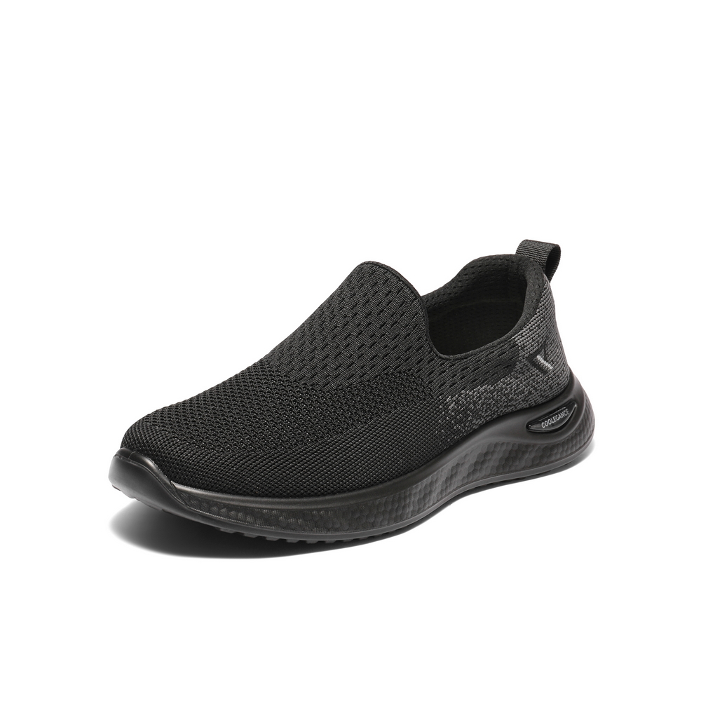 百丽网面休闲健步鞋男鞋秋款厚底增高舒适一脚蹬懒人鞋运动鞋A2120CM4