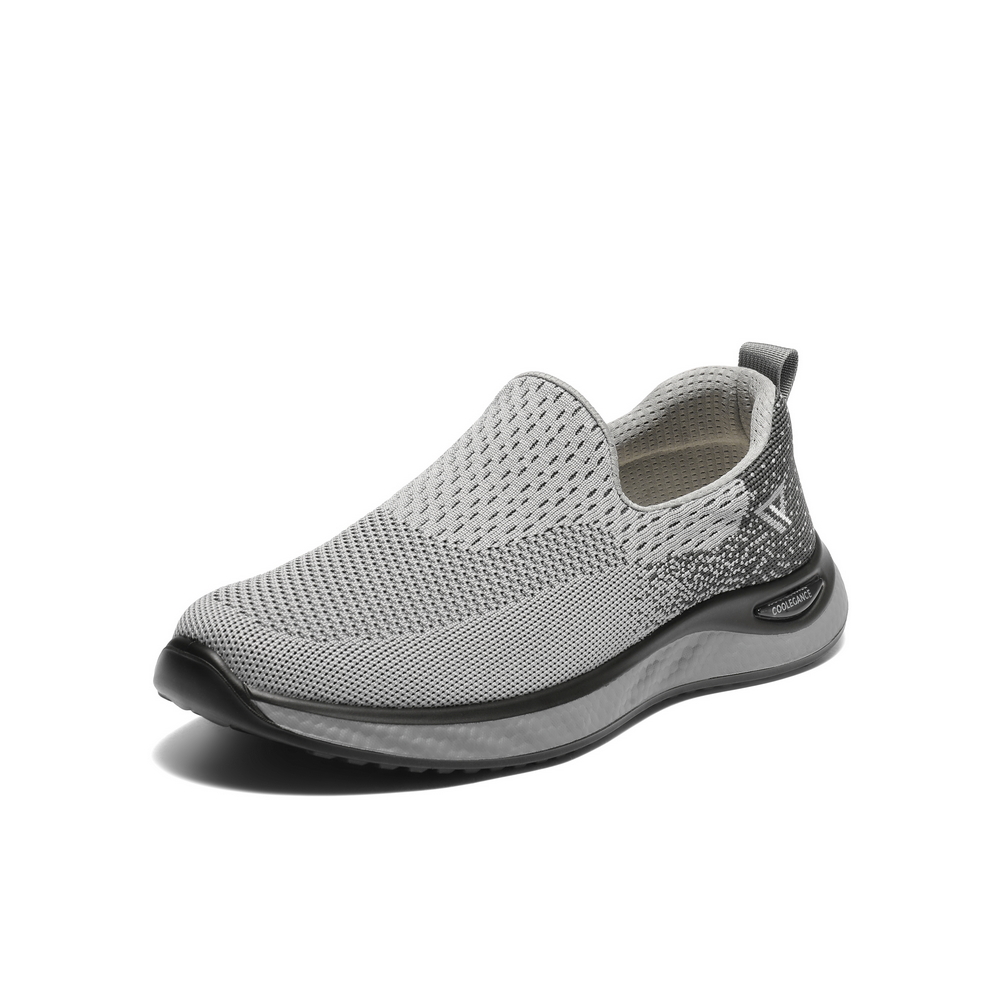 百丽网面休闲健步鞋男鞋秋款厚底增高舒适一脚蹬懒人鞋运动鞋A2120CM4