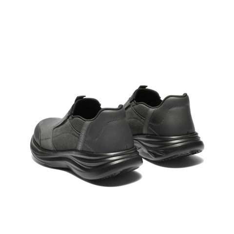 百丽一脚蹬休闲健步鞋男冬季轻盈厚底爸爸鞋高帮运动保暖鞋A2219DM4