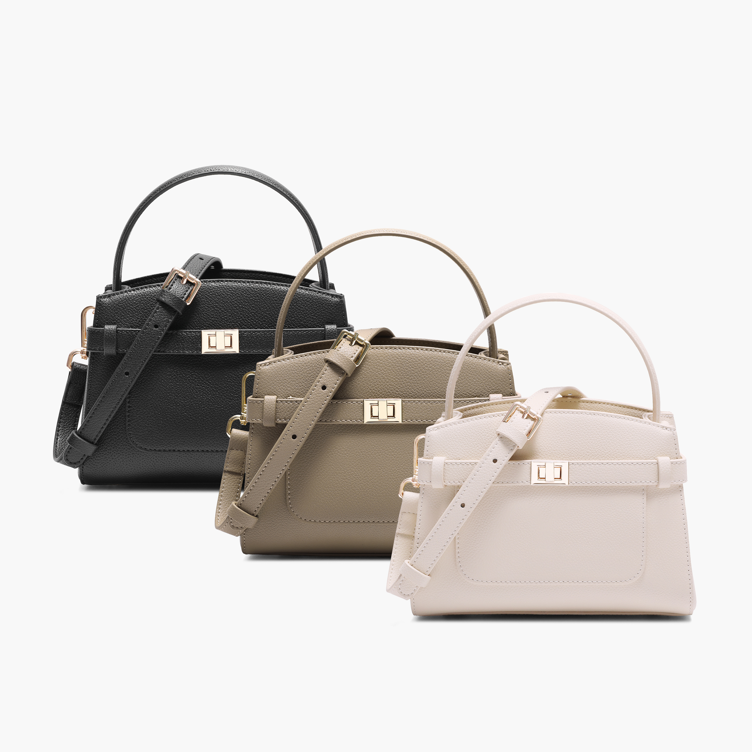 百丽包包女2025新款高级质感通勤休闲单肩斜挎手提包8223EAX5