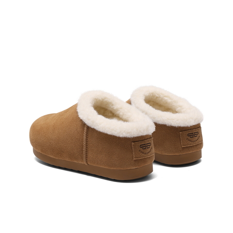 百丽绒绒毛毛鞋女2025春新商场同款舒适加绒保暖休闲鞋D2H1DAM5