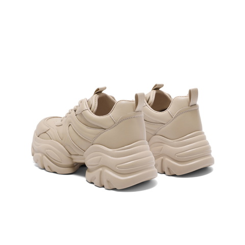 百丽时尚舒适老爹鞋2025春新商场同款厚底休闲运动鞋D2U1DAM5