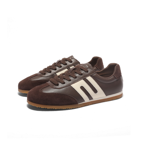 百丽复古撞色休闲运动鞋男2025春新商场同款慢跑鞋阿甘鞋8PW01AM5