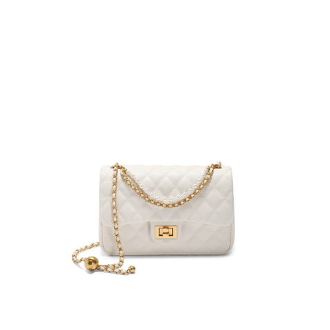 百丽包女2025春新商场同款优雅小香风单肩斜挎手提绗缝包X7196AX5