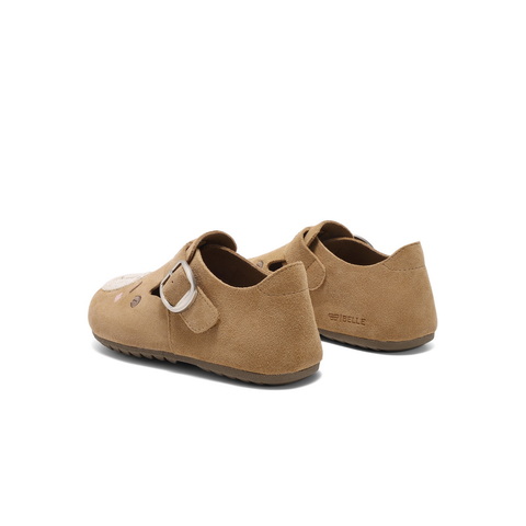 百丽休闲舒适吐司鞋女2025春新商场同款可爱透气儿童板鞋84029A85