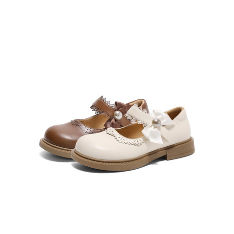 百丽蝴蝶结舒适时装鞋女2025春新商场同款公主鞋童鞋A6030A85