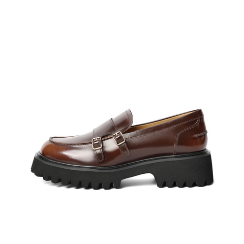 百丽时尚通勤乐福鞋2025春新商场同款真皮休闲鞋BMME1AA5