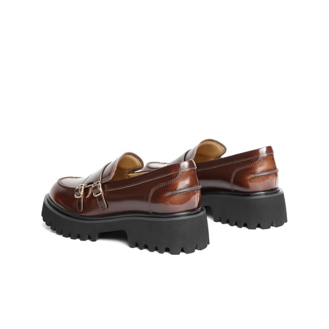 百丽时尚通勤乐福鞋2025春新商场同款真皮休闲鞋BMME1AA5