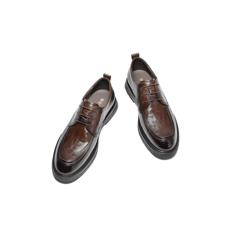 百丽职场通勤商务鞋男士2025春新商场同款牛皮革正装皮鞋8QC01AM5