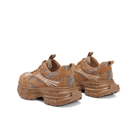 百丽增高厚底老爹鞋女2025春新休闲舒适板鞋B2405AM5