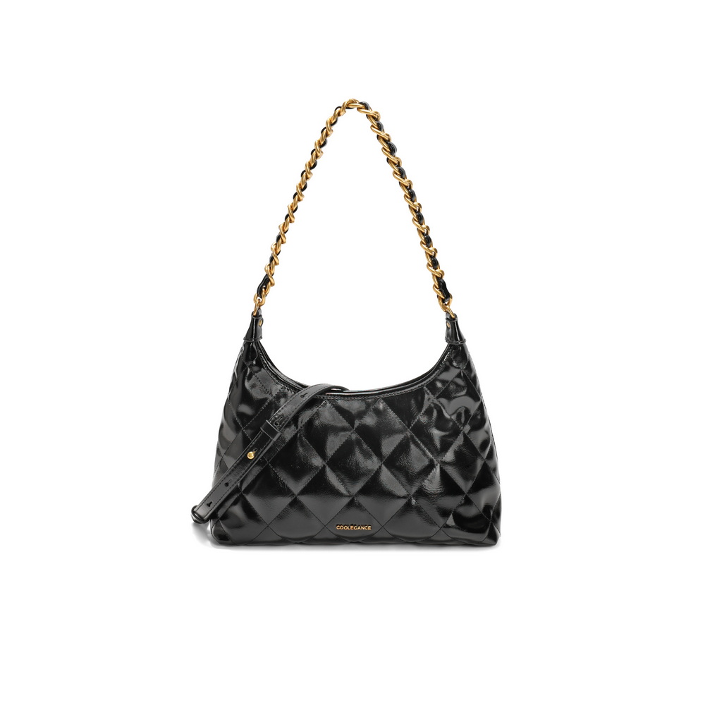 百丽包包女2025春新商场同款小香风链条包单肩斜挎腋下包X7206AX5