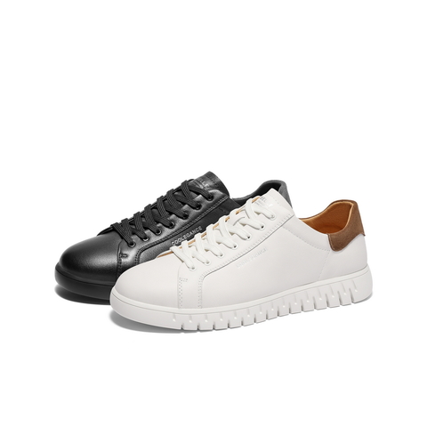 百丽青春减龄小白鞋男2025春新商场同款舒适百搭休闲板鞋8QG01AM5