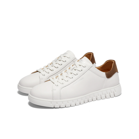 百丽青春减龄小白鞋男2025春新商场同款舒适百搭休闲板鞋8QG01AM5