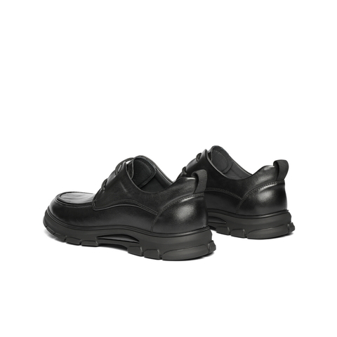 百丽酷雅商务鞋男2025春新商场同款牛皮舒适系带休闲皮鞋8QD01AM5