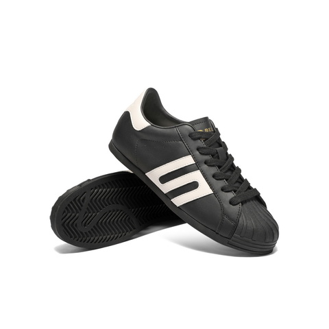 百丽运动风撞色板鞋女2025春新商场同款时尚休闲鞋D4K1DAM5