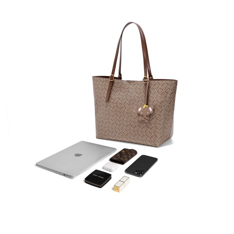 百丽包女2025春新商场同款超火复古通勤大容量单肩托特包X7226AX5