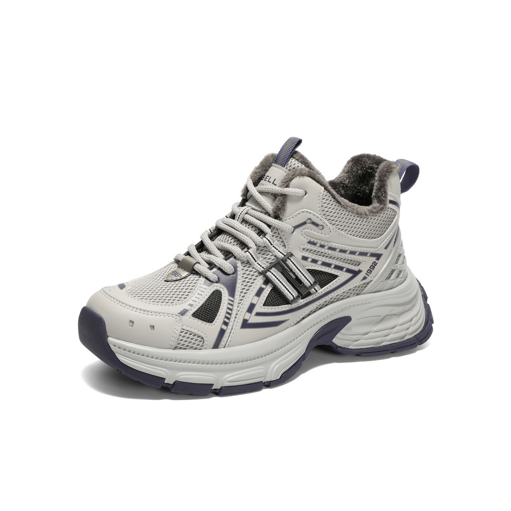 百丽蓝鲸老爹鞋男鞋2025春新商场同款厚底增高休闲运动鞋8QS01AM5